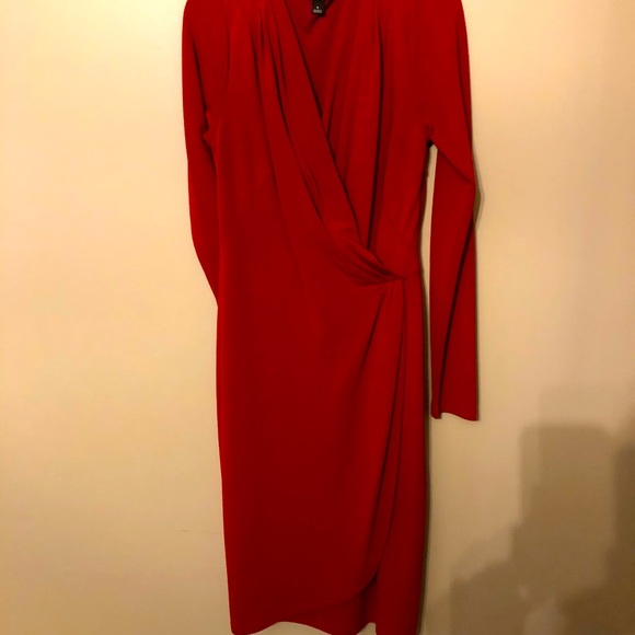 Ann Taylor Long sleeve wrap dress - Picture 2 of 4